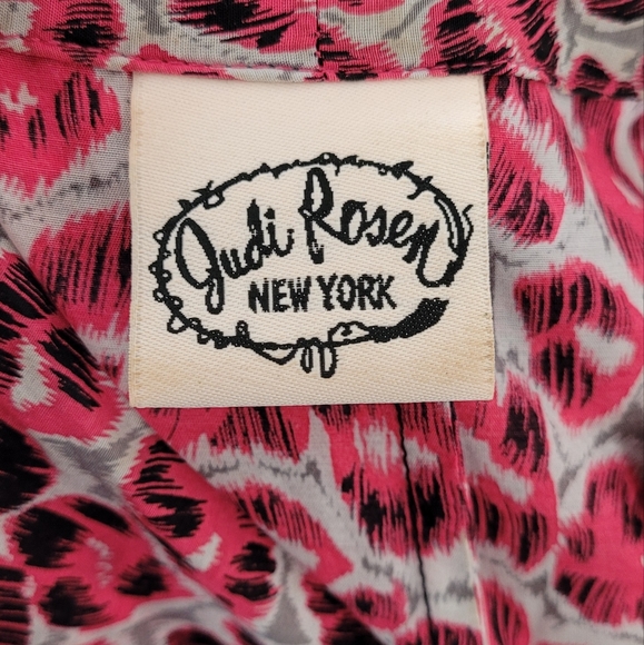 JUDI ROSEN RARE ANIMAL PRINT SILK DRESS - Picture 4 of 7